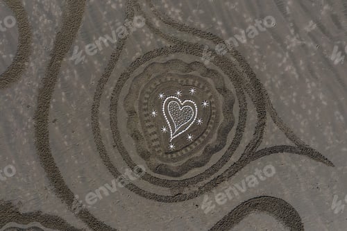 Preview: Bandon By The Sea, Oregon / Usa - March 13 2020: Detailed Artwork Created By The Team Of Circles In