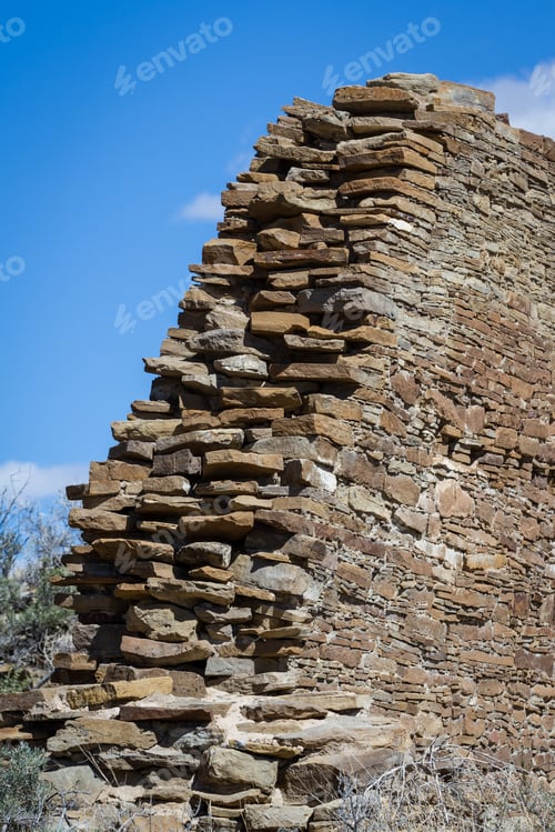 Preview: Remains Of Ancient Construction In The Dessert Of New Mexico, Chaco Canon