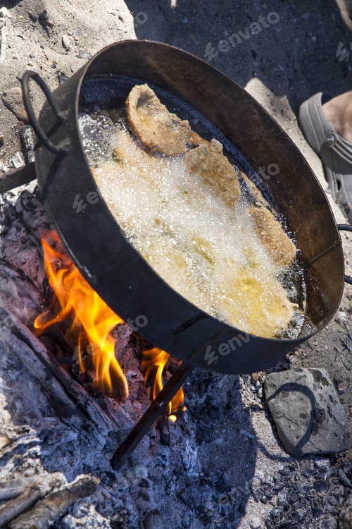 Preview: Bread Breaded Meat Breckfast