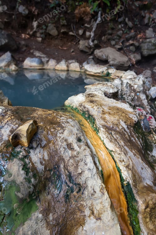Preview: Relaxing Hot Mineral Pools Surrounded By Forest In The Mountains Of Oregon Known As The Umpqua Or