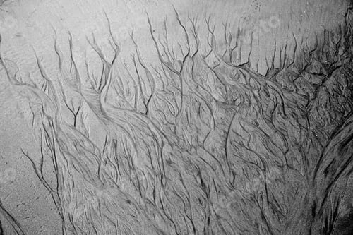 Preview: Image Of Sand In Beach. Texture In The Ground Caused By Water And Wind.