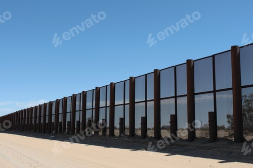 Preview: Vehicle Barrier Fencing And Screen Fencing Along The Us Mexico Border In Yuma Sector Arizona 1642
