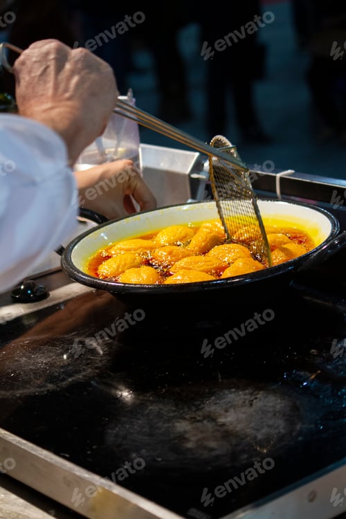 Preview: Traditional Brazilian Snack, Acaraje, Being Cooked.