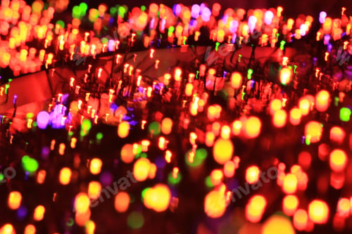 Preview: Christmas Lights In Abstract Art - Beauty Of Color And Stir Of Imagination - Soft Colors Of