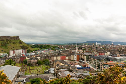 Preview: View Of The City Of Edinburgh, Scotland From Calton Hill