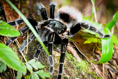 Preview: Large Tarantula In The Rainforest Of Belize