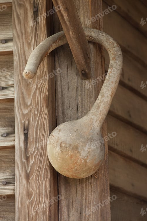Preview: Old Gourd Hanging on a Wooden Wall