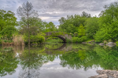 Preview: Gapstow Bridge In Central Park In Late Spring, New York City