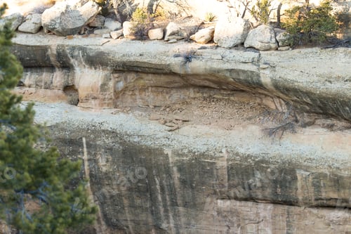 Preview: View Of One Of The Many Cliff Dwellings In Mesa Verde National Park,