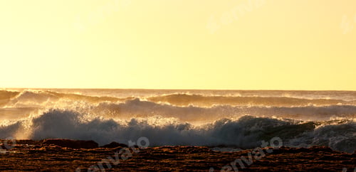Preview: Waves Crashing On Reef Of Coast Of Kauai Off Kee Beach