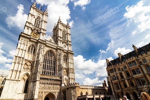 Preview: The West Entrance Of Westminster Abbey In London, United Kingdom