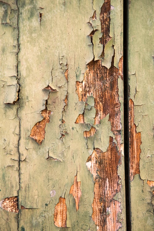 Preview: Texture Of Weathered Paint, Old, Vintage, Turned Out. Painted Board.