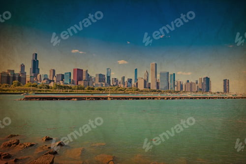 Preview: Chicago Downtown Vintage Style
