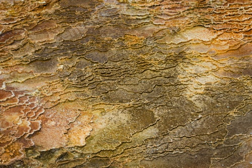 Preview: Close Up Background Of A Mineral Water Flow Leaving Mineral Deposits Behind