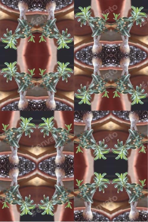 Preview: A Small Adenium Plant Abstract 0215