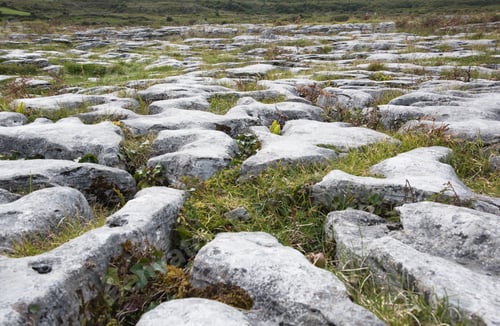 Preview: Section Of Limestone Mountain -Turlough Hill Background