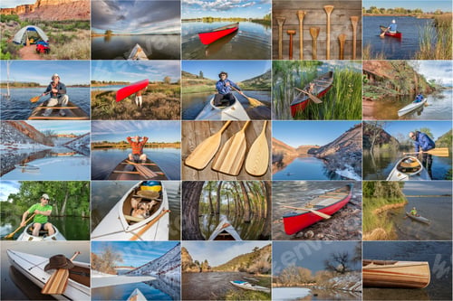 Preview: Picture Collection From Canoe Paddling And Trips On Lakes And Rivers In Colorado, Wyoming And Utah