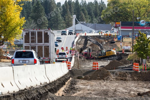 Preview: Worley, Idaho - September 15: Road Work In The City Of Worley Causing Minor Delays, September 15
