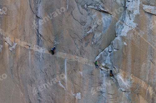Preview: Two Teams Climbing El Capitan, In What Appears To Be A Photo Shoot