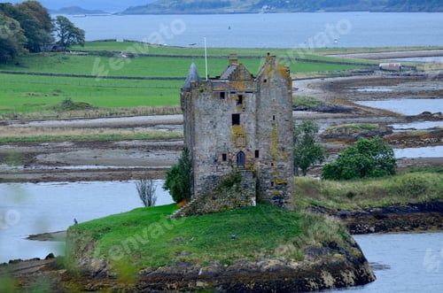 Preview: Lichen Growing On The Ruins Of Castle Stalker.