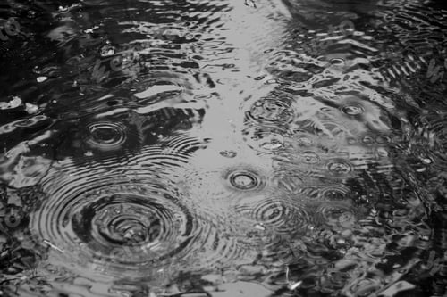 Preview: Abstract Rain Making Rings In Water
