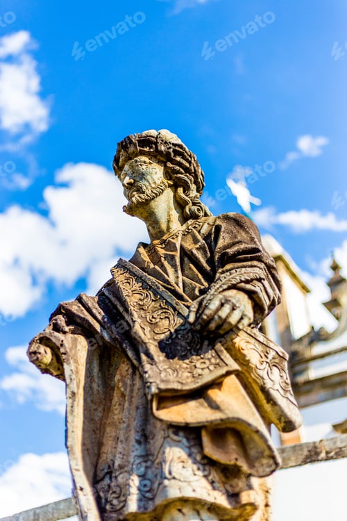 Preview: Sculpture Of A Prophet Of Aleijadinho At Congonhas, Minas Gerais, Brazil.
