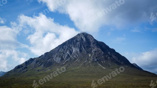 Preview: Buachaille Etive Mor, A Munro Mountain, At The Edge Of Glen Coe And Rannoch Moor In The Argyll