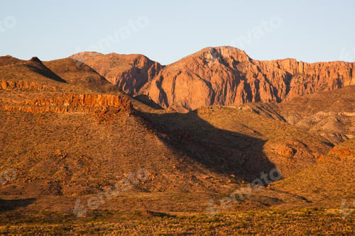 Preview: Desert Landscape With Mountains