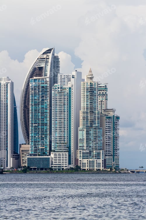 Preview: Panama City, Panama- June 08: Cityscape From Across The Bay In Panama. June 08 2016, Panama City