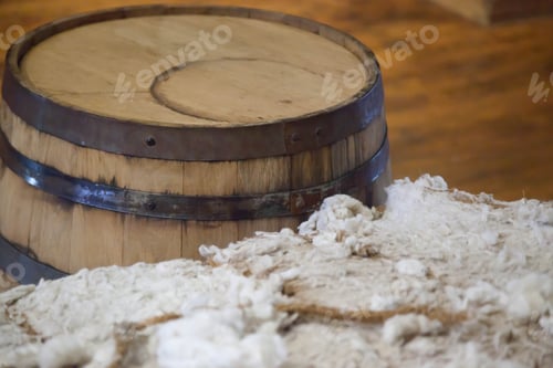 Preview: Bale Of Cotton And Keg