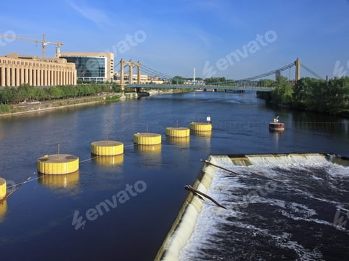 Preview: St Anthony Falls On Mississippi In Downtown Minneapolis