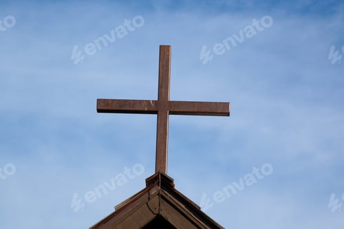 Preview: Cross Against A Blue Sky Above