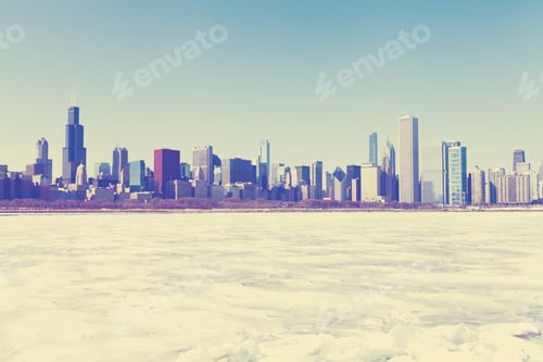 Preview: Chicago Panorama In Winter