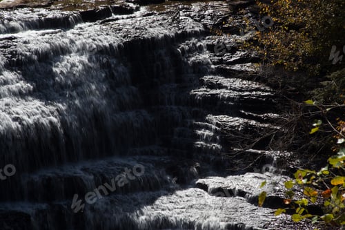 Preview: Outdoor Waterfall In Nature