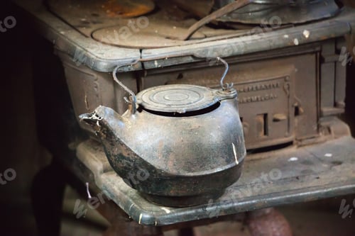 Preview: Kettle On A Wood Burning Stove