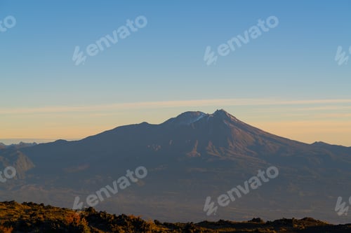 Preview: Sunset Photography With A View Of The Calbuco Volcano, From The Heights Of The Osorno Volcano
