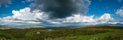 Preview: View Of The West Highland Way In The Highlands Of Scotland On A Bright Blue Summer'S Day