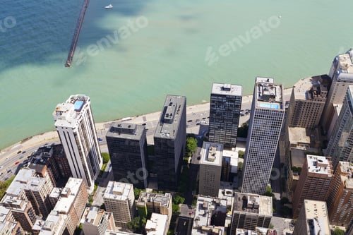 Preview: Chicago Lake Shore Drive Aerial View