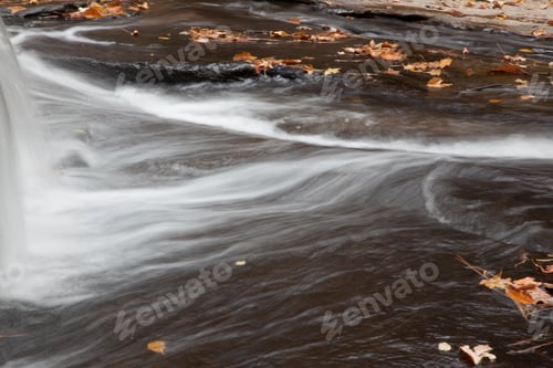 Preview: Old Grist Mill, With A Water Driven Wheel To Grind And A Creek Beside, Flowing Over Stones