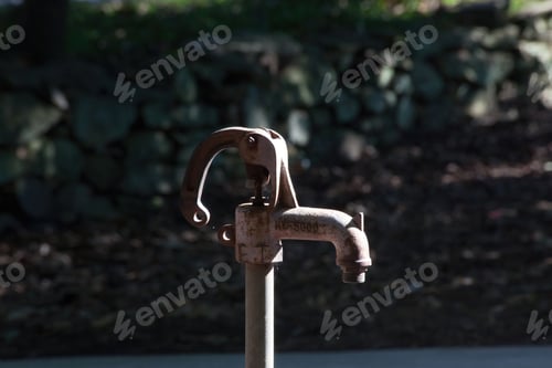 Preview: Old Pump Outdoors In The Sunshine
