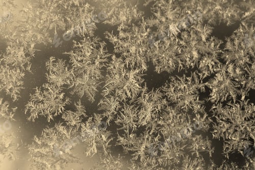 Preview: Ice Crystals Form On A Vehicle Window As Severe Winter Storms Hit Northern America. With Freezing