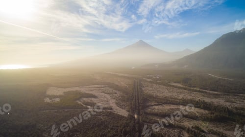 Preview: Eruption Of The Calbuco Volcano In April Of 2015, Landscape Cover With Ashes