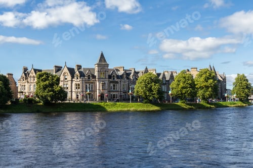 Preview: Scotland - September 07 2019: Strathness Guest House, And Old Victorian Townhouse Set On The Banks