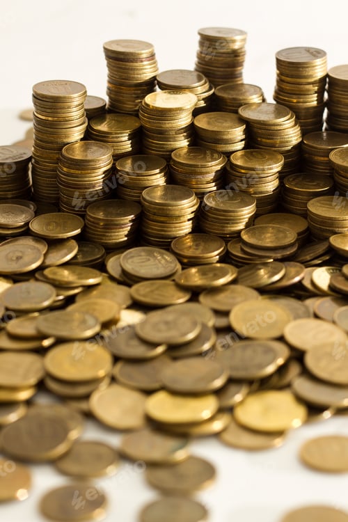 Preview: Piles Of Coins.