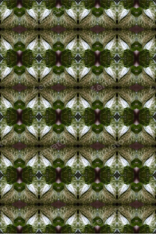 Preview: A Dieffenbachia Snow Plant Abstract With Lush Variegated Leaves 0298
