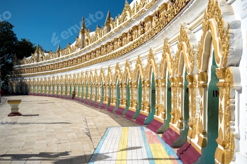 Preview: U Min Thonze Pagoda, Myanmar - External View Of This Beautiful Buddhist Pagoda In The City Of