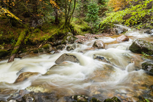 Preview: Long Exposure Shot Of The Waterfalls In Glenachulish And The Entrance To Glencoe And Rannoch Moor