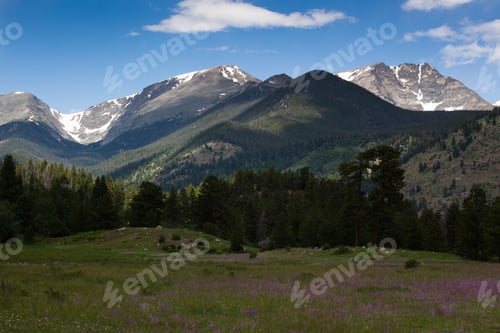 Preview: Rocky Mountains With A Cloud Cover