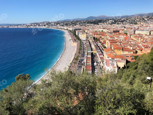 Preview: Nice, France - Day Time City View From The Castle Hill