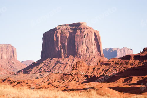 Preview: Rugged View Of The Monument Valley In The Southwestern Usa